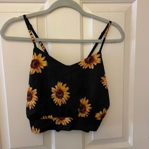 Sunflower Crop Top